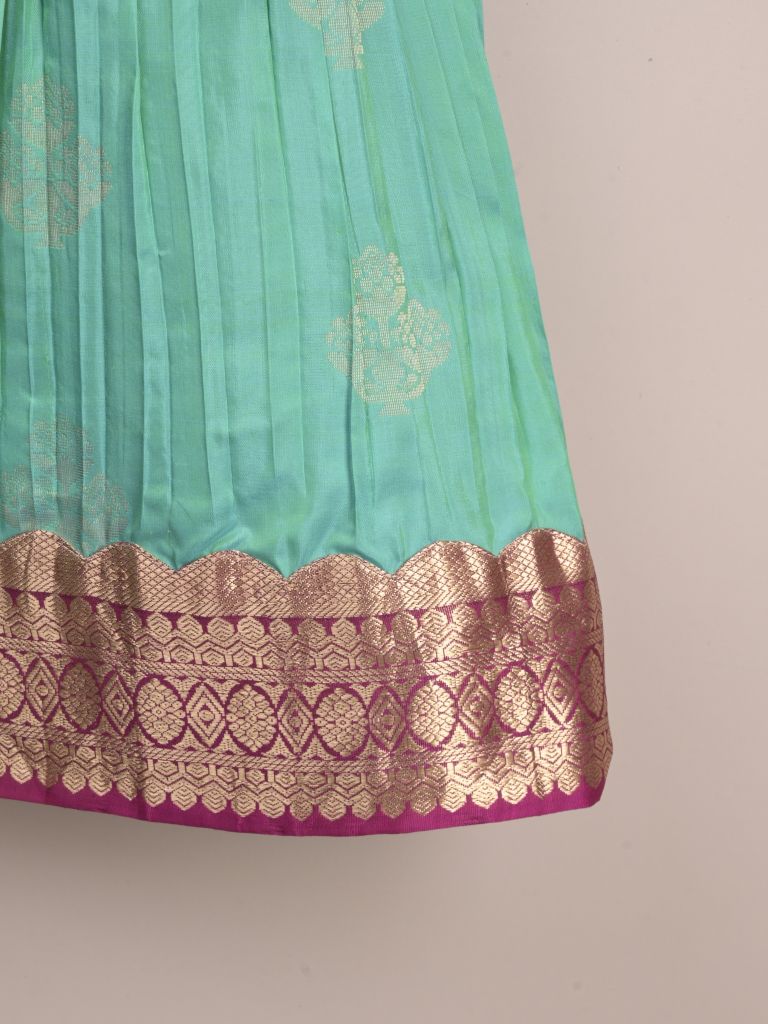 Traditional pattu lehengas for kids | festive & ethnic wear | 0-1 year