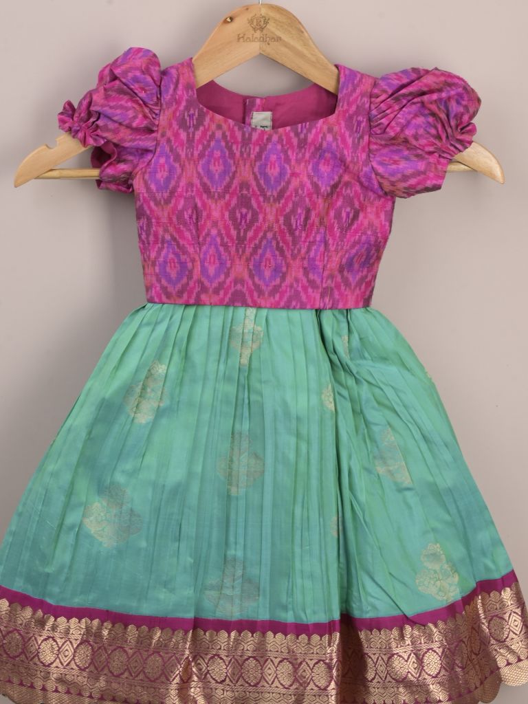 Traditional pattu lehengas for kids | festive & ethnic wear | 0-1 year
