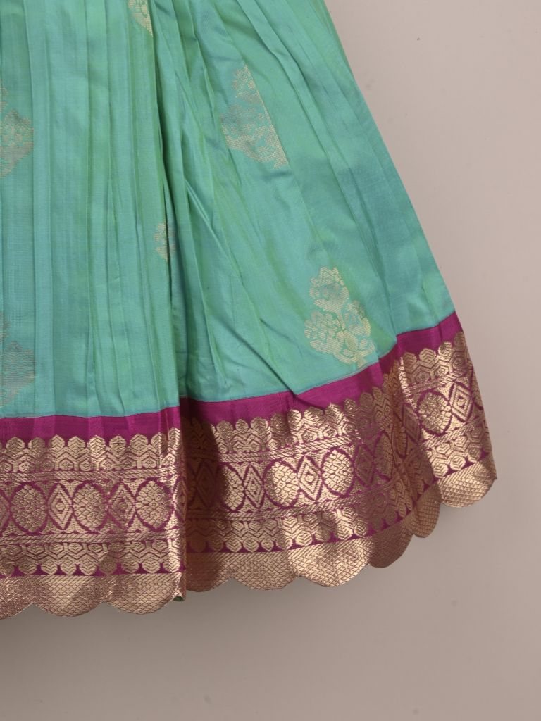 Traditional pattu lehengas for kids | festive & ethnic wear | 0-1 year