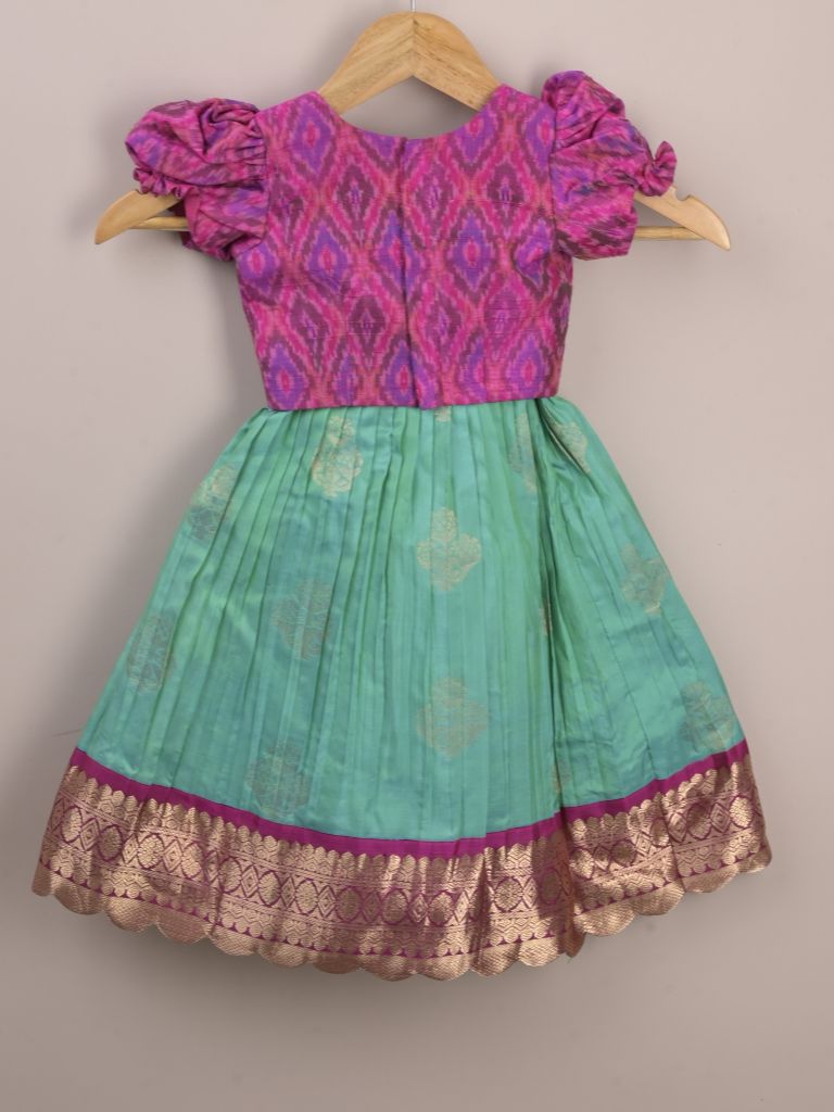Traditional pattu lehengas for kids | festive & ethnic wear | 0-1 year