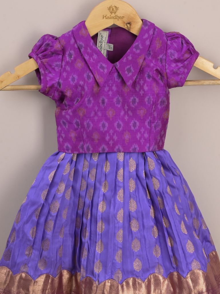 Traditional pattu lehengas for kids | festive & ethnic wear | 0-1 year