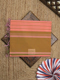 Kanchi cotton saree with allover stripes and running blouse