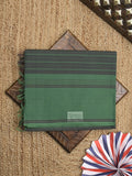 Kanchi cotton saree with allover stripes and running blouse