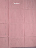 Kanchi cotton saree with allover motifs & contrast border with attached blouse