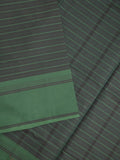 Kanchi cotton saree with allover stripes and running blouse