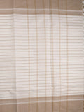 Kanchi cotton saree with allover stripes and running blouse