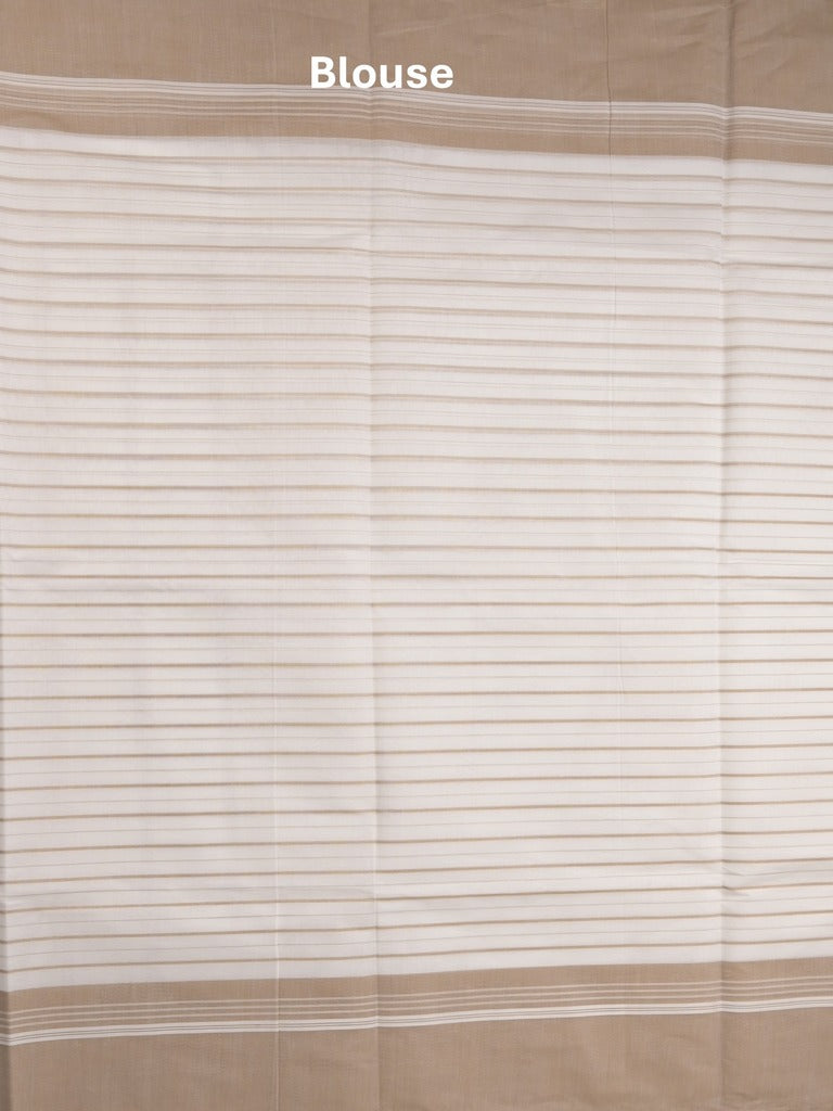 Kanchi cotton saree with allover stripes and running blouse