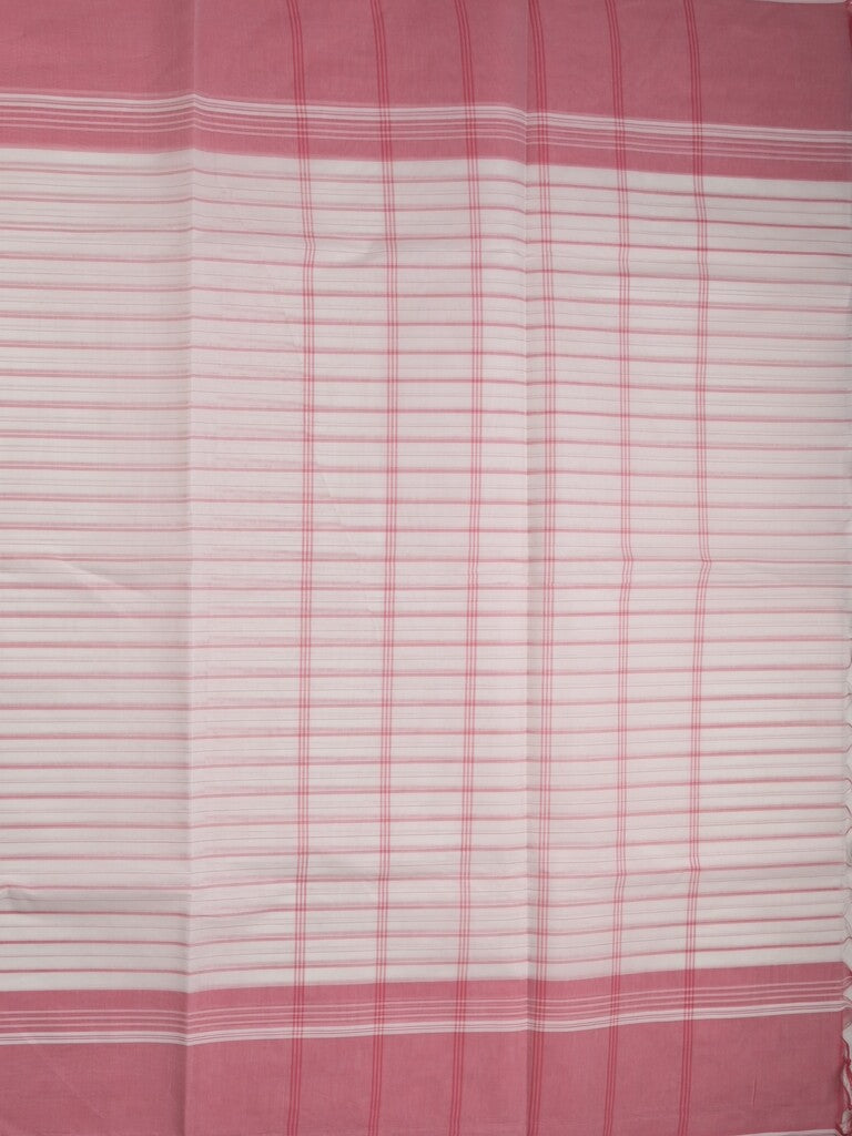 Kanchi cotton saree with allover stripes and running blouse