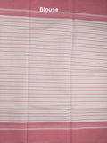Kanchi cotton saree with allover stripes and running blouse