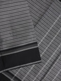 Kanchi cotton saree with allover stripes and running blouse