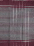 Kanchi cotton saree with allover stripes and running blouse