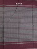 Kanchi cotton saree with allover stripes and running blouse