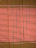 Kanchi cotton saree with allover stripes and running blouse