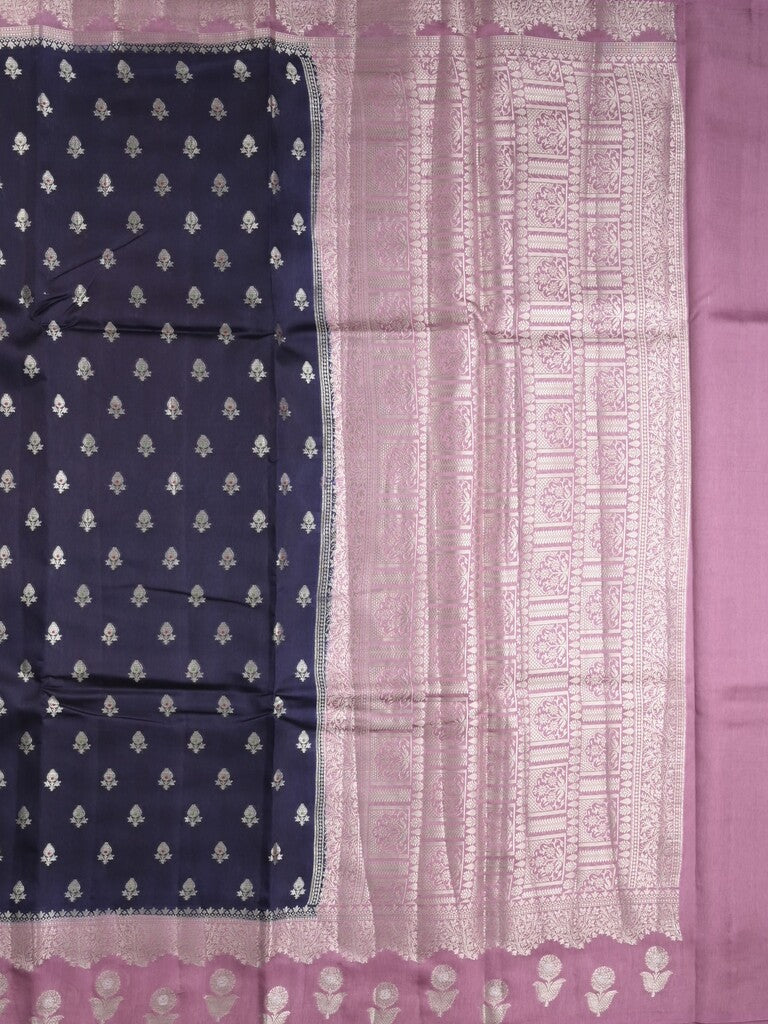 Green mango fancy sarees with allover zari detailing and attached contrast blouse