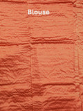 Chanderi fancy saree red color allover plain & zari border with zari pallu and tissue blouse