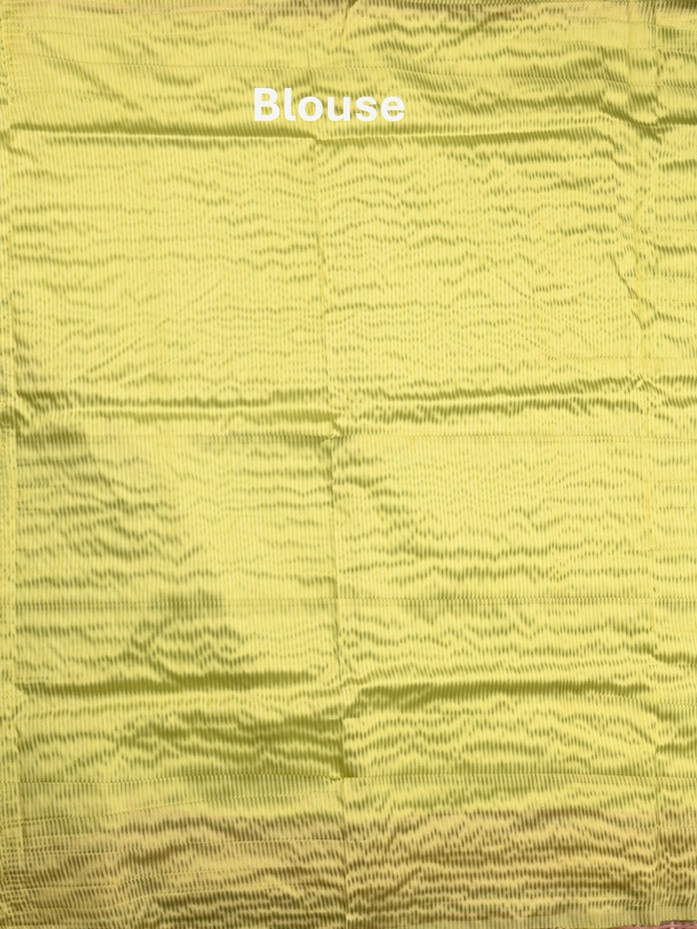 Chanderi fancy saree light pista green color allover plain & zari border with zari pallu and tissue blouse