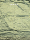 Chanderi fancy saree light blue color allover plain & zari border with zari pallu and tissue blouse