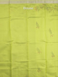 Mangalagiri fancy saree for women | black | printed | zari border | party wear