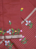 Mangalagiri fancy saree for women | black | printed | zari border | party wear