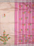 Mangalagiri fancy saree for women | black | printed | zari border | party wear