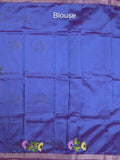 Mangalagiri fancy saree for women | black | printed | zari border | party wear
