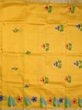 Mangalagiri fancy saree for women | black | printed | zari border | party wear