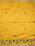 Mangalagiri fancy saree for women | black | printed | zari border | party wear