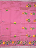 Mangalagiri fancy saree for women | black | printed | zari border | party wear