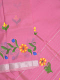 Mangalagiri fancy saree for women | black | printed | zari border | party wear