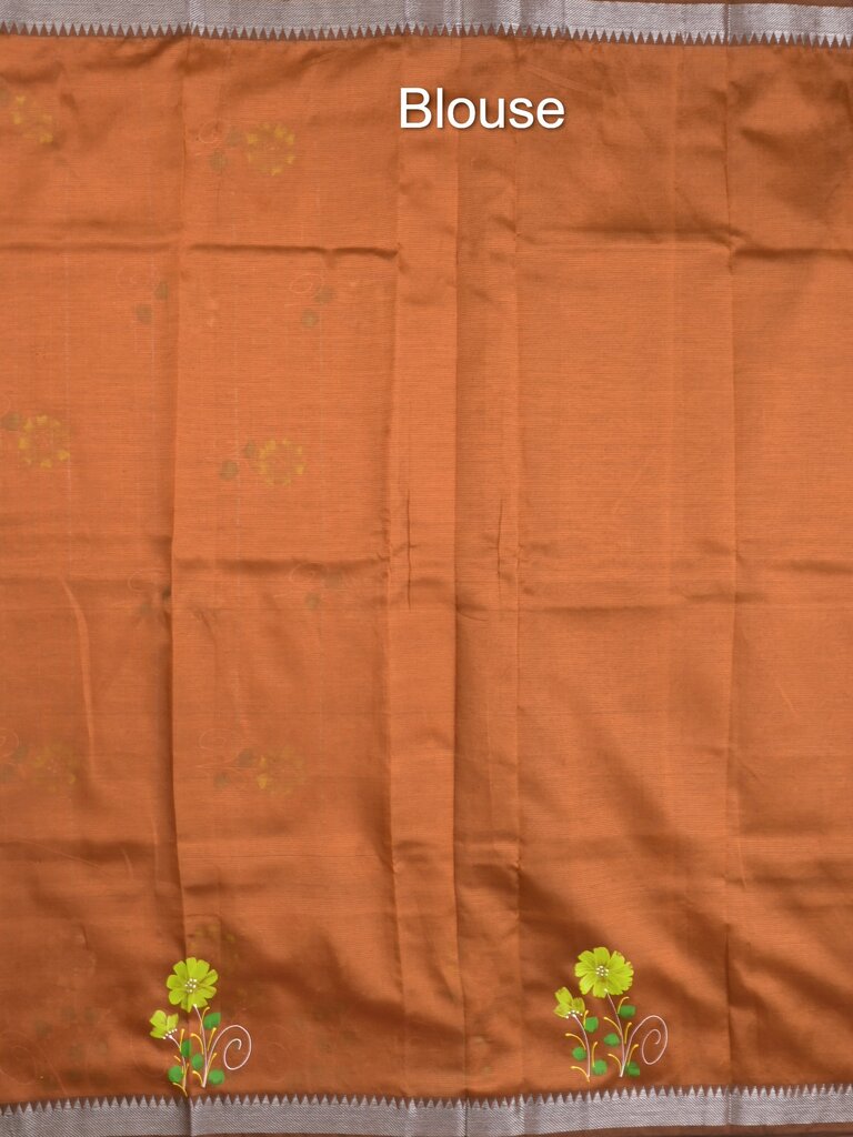 Mangalagiri fancy saree for women | black | printed | zari border | party wear