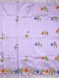 Mangalagiri fancy saree for women | black | printed | zari border | party wear