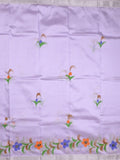 Mangalagiri fancy saree for women | black | printed | zari border | party wear