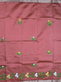 Mangalagiri fancy saree for women | black | printed | zari border | party wear