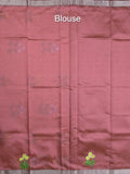 Mangalagiri fancy saree for women | black | printed | zari border | party wear