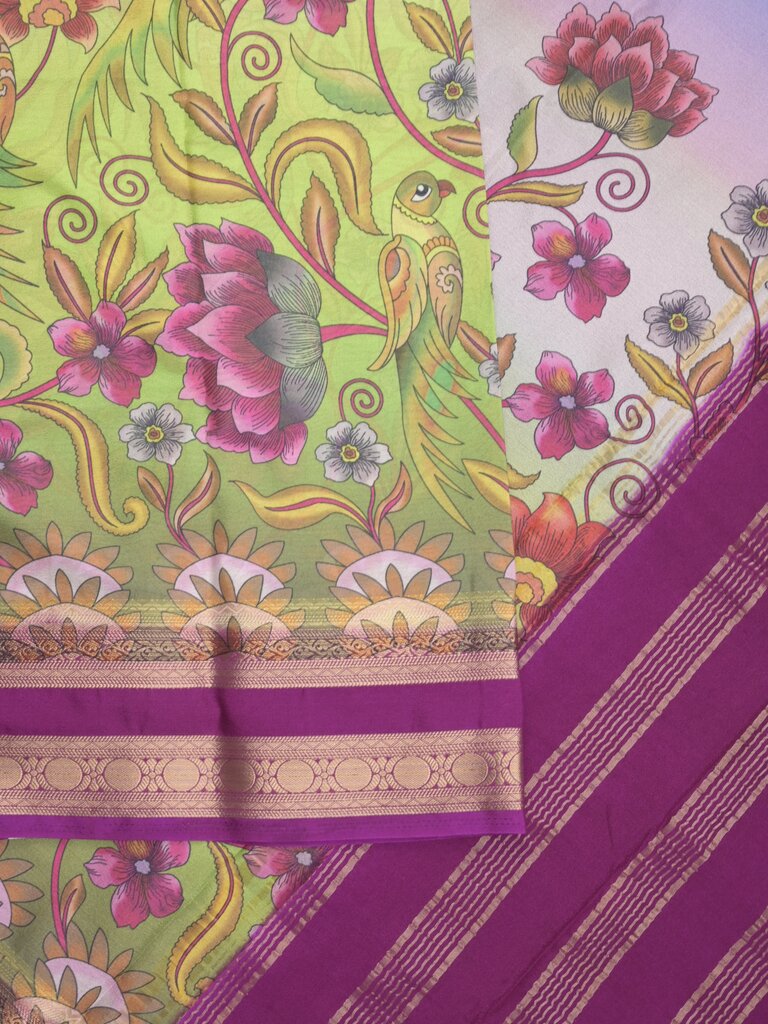 Binny crape fancy saree for women | off white | zari border | party wear