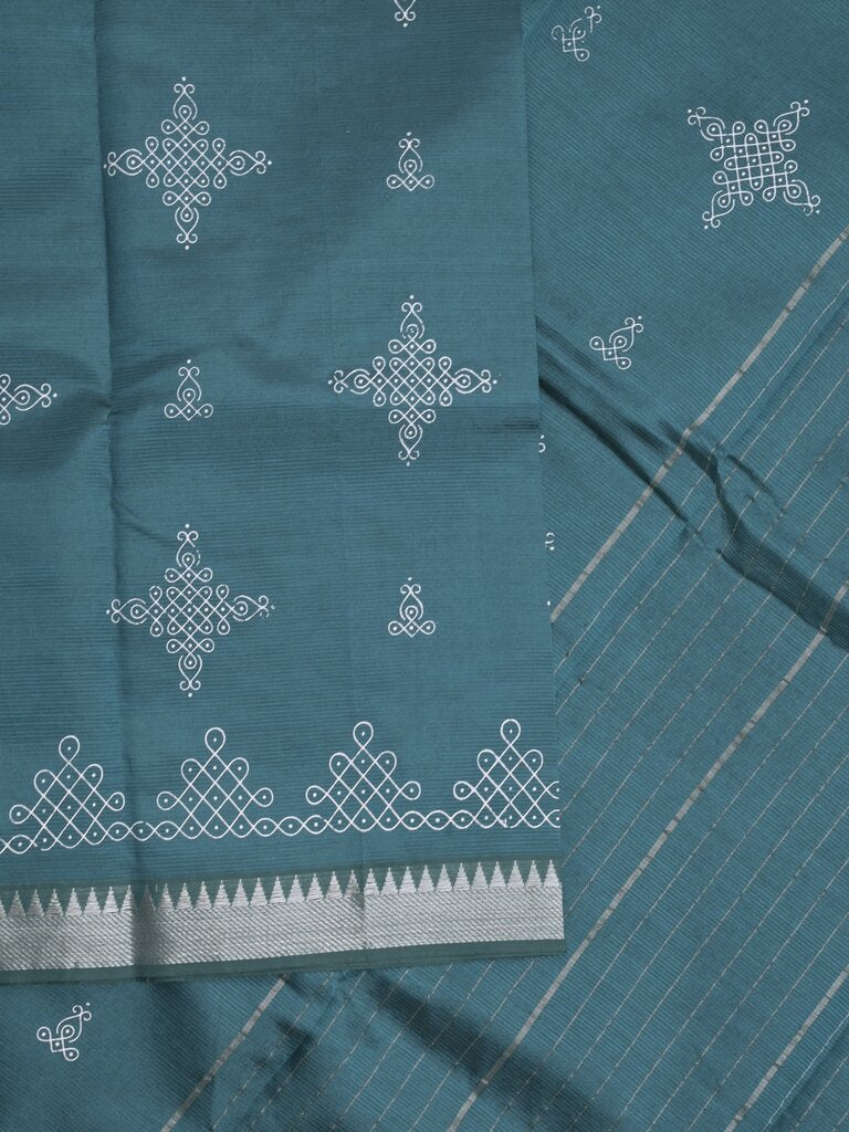 Mangalagiri fancy saree for women | pink | printed | zari border | party wear