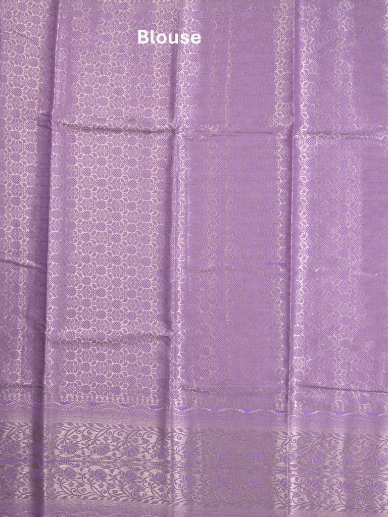 Raw mango fancy saree pista green color allover zari weaves & zari border with brocade pallu and plain blouse