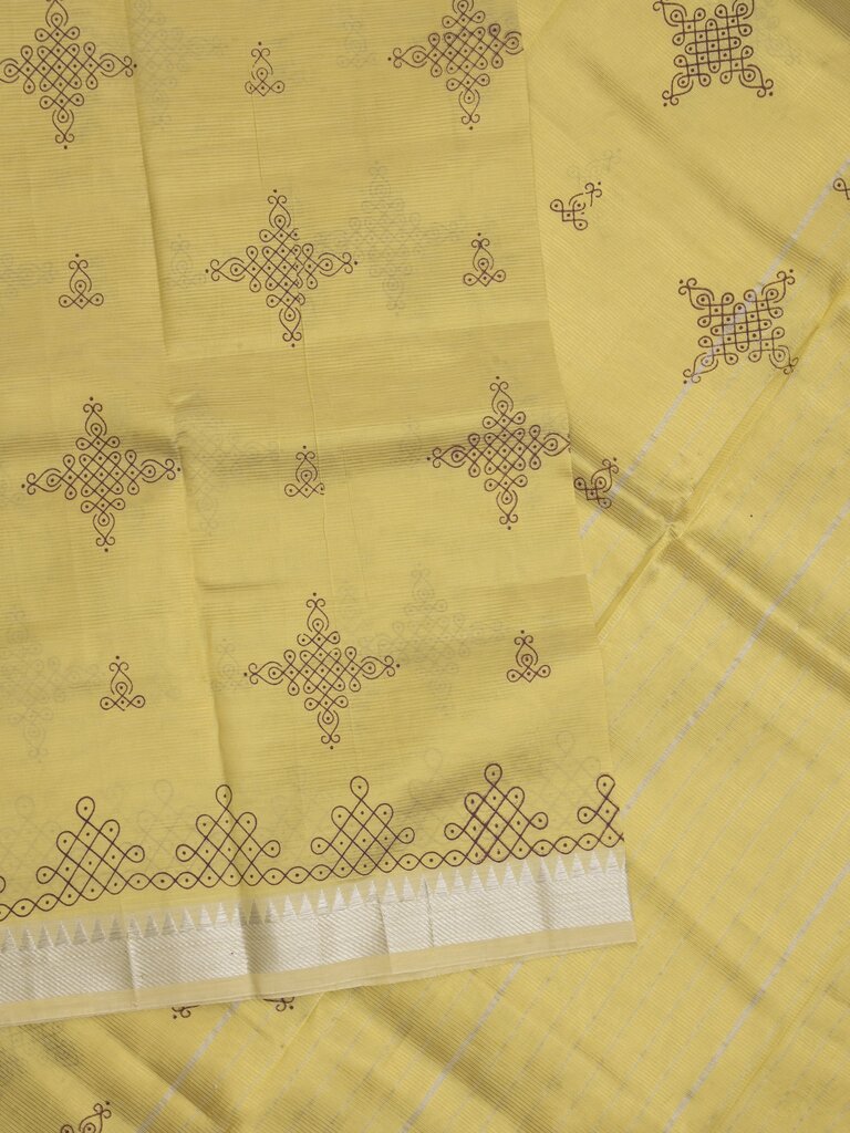 Mangalagiri fancy saree for women | pink | printed | zari border | party wear