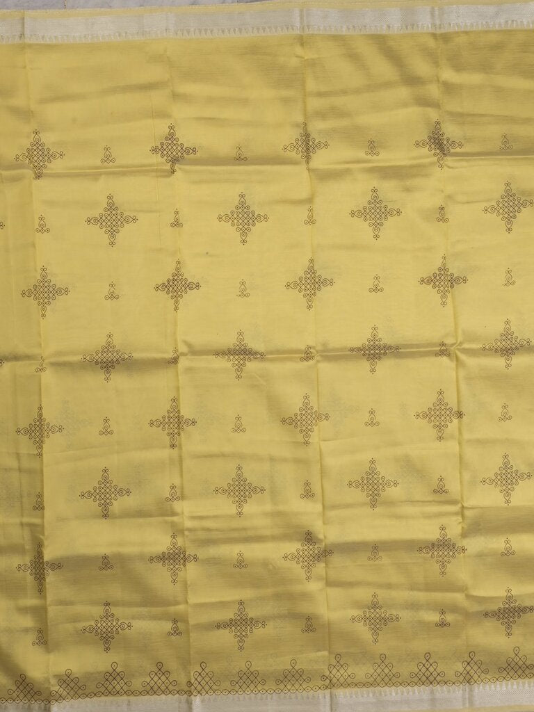 Mangalagiri fancy saree for women | pink | printed | zari border | party wear