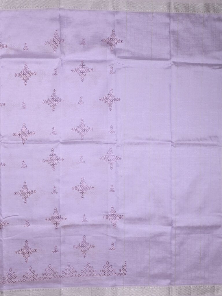 Mangalagiri fancy saree for women | pink | printed | zari border | party wear