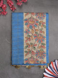 Tussar printed fancy saree with printed border and printed blouse
