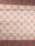 Tussar printed fancy saree with contrast printed blouse