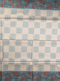 Tussar printed fancy saree with contrast printed blouse