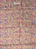 Tussar printed fancy saree with printed border and printed blouse