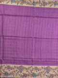 Tussar printed fancy saree with printed border and printed blouse