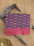 Ikkath cotton sarees with contrast border and contrast pallu