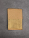 Bhagalpur fancy saree allover checks and zari border with self pallu and attached blouse