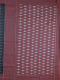 Ikkath cotton sarees with contrast border and contrast pallu
