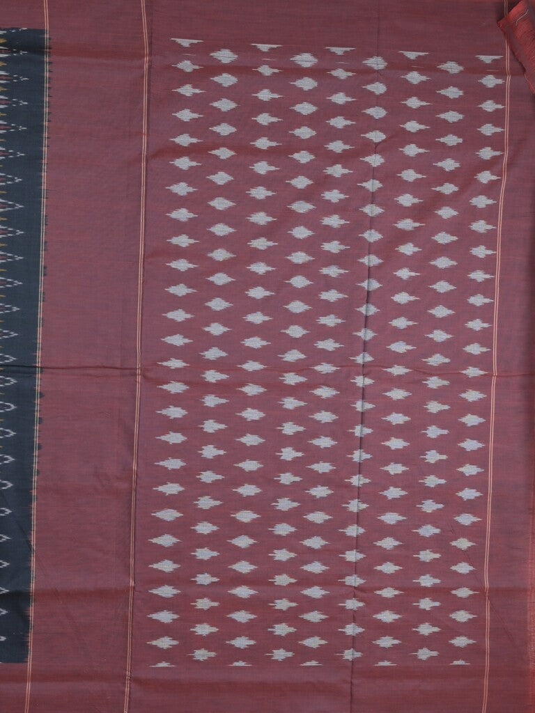 Ikkath cotton sarees with contrast border and contrast pallu