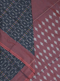 Ikkath cotton sarees with contrast border and contrast pallu